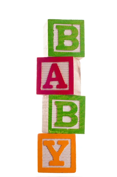 Blocks: Baby (3 of Series) — Stock Photo, Image