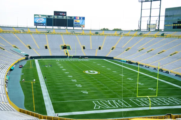 Lambeau πεδίο στον πράσινο κόλπο, wisconsin Εικόνα Αρχείου