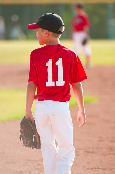 Youth baseball player