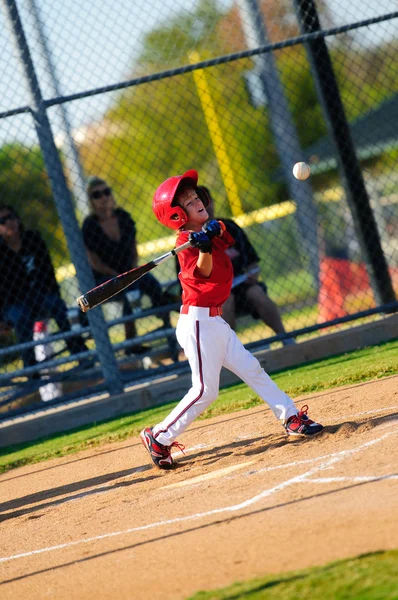 Boy baseball batter — Stock Photo, Image