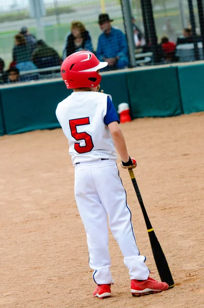 Little league baseball slagman — Stockfoto