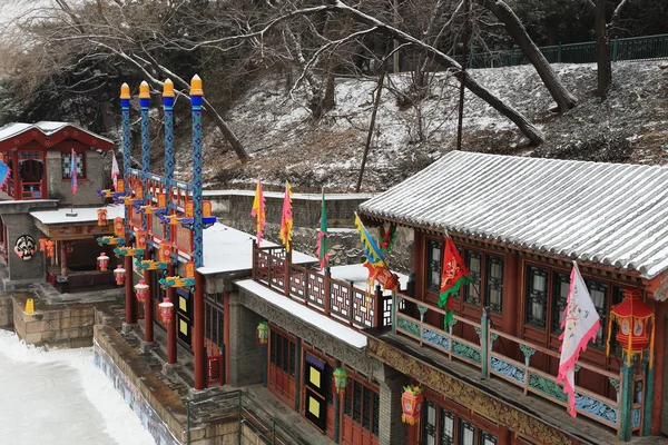 Landscape of Summer Palace in winter — Stock Photo, Image