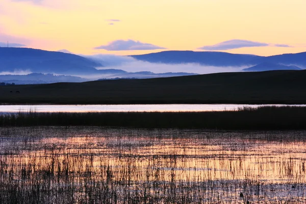 Sunrise of river — Stock Photo, Image