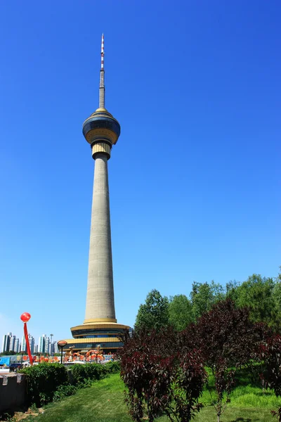 Cityscape of CCTV tower,beijing — Stock Photo, Image