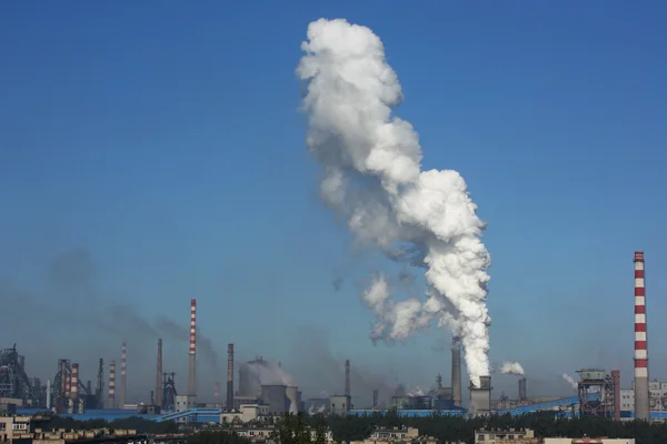 Contaminación de la fábrica — Foto de Stock