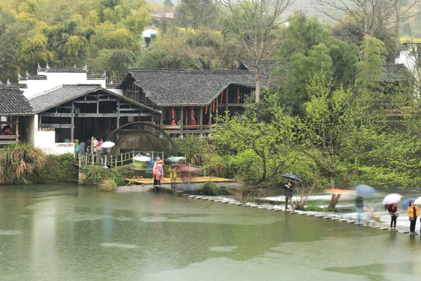 春の中国の村 — ストック写真