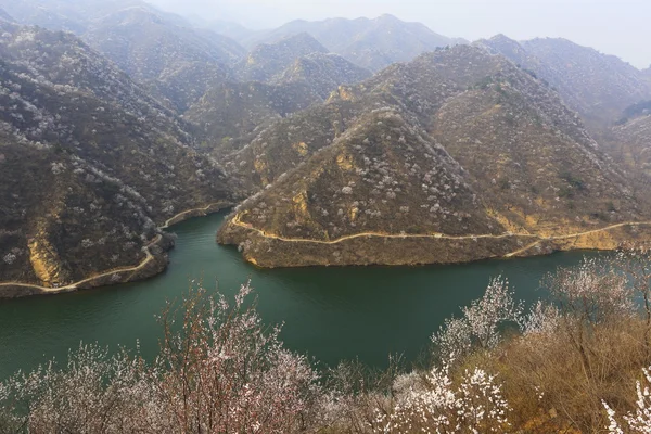 Primavera paisaje del valle — Foto de Stock