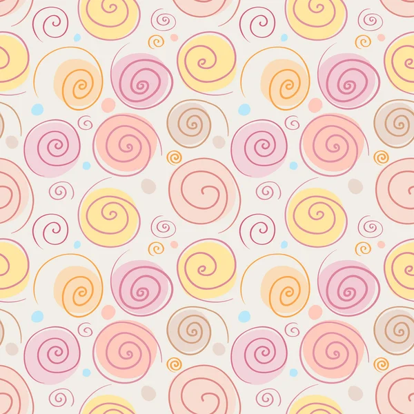 Spiral seamless pattern — Stock Vector