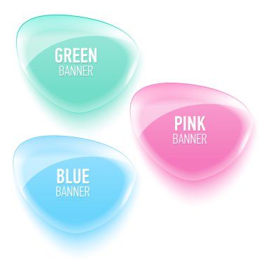 cam afiş kümesi. farklı renkler