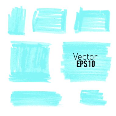 Mor boya lekeleri tasarımınız için set.