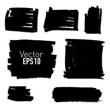 Mor boya lekeleri tasarımınız için set.