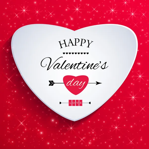 Boldog Valentin napi kártyát. — Stock Vector