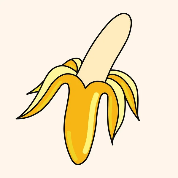 Icono Plátano Aislado Sobre Fondo Blanco Banana Icono Signo Simple — Vector de stock