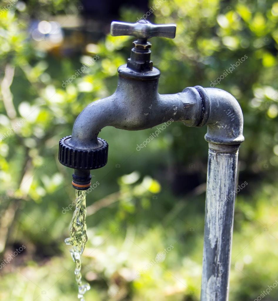 Garden tap — Stock Photo © fotyma 28194787