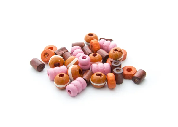 Wooden beads — Stock Photo, Image