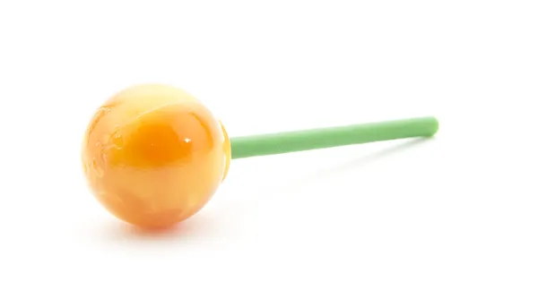 Orange lollipop — Stock Photo, Image