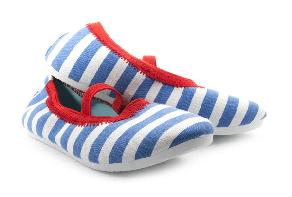 Striped shoes — Stock Photo, Image