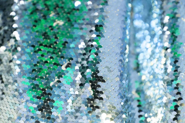 Sequins Background Sparkling Sequined Textile — Stock Photo, Image