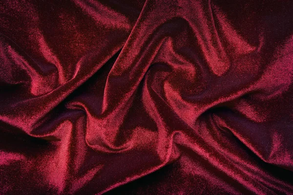 Burgundy Velvet Fabric Background — Stock Photo, Image