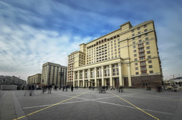 Moscow hotel in the center of the city — Stock Photo, Image