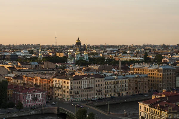 Akşam panorama St Petersburg — Stok fotoğraf