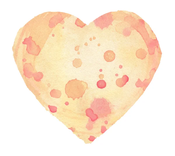 Watercolor heart — Stock Photo, Image