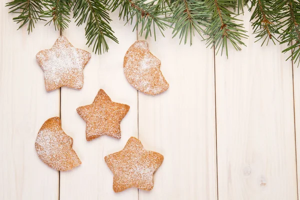 Biscotti di pan di zenzero di Natale — Foto Stock