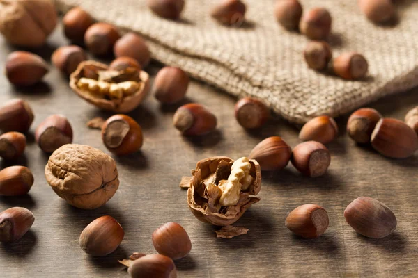 Assortment of nuts — Stock Photo, Image