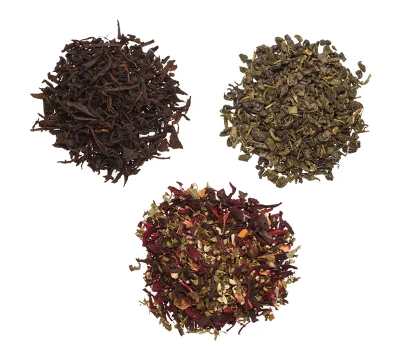 Assortment of dry tea — Stock Photo, Image