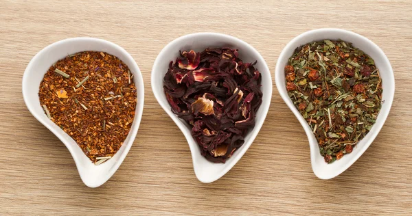 Assortment of dry tea — Stock Photo, Image