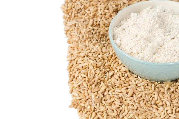 Oats and oat flour — Stock Photo, Image
