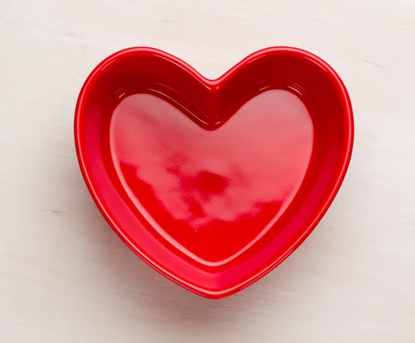 Heart shaped bowl — Stock Photo, Image