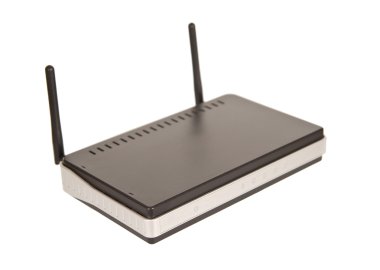 siyah wifi yönlendirici