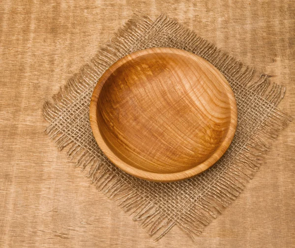 Cuenco de madera — Foto de Stock