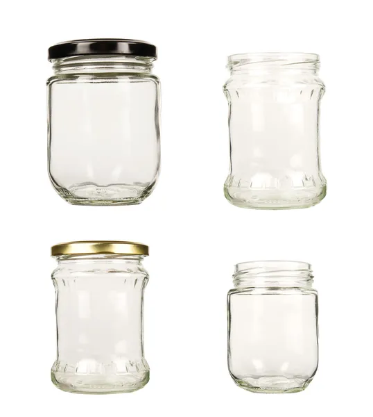 Set of glass jar — Stock Photo, Image