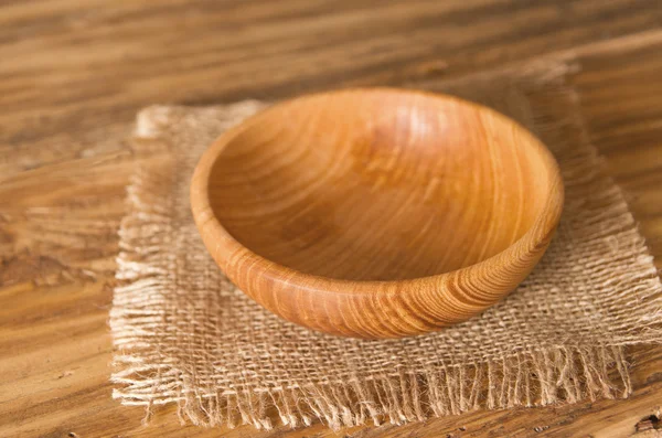 Cuenco de madera — Foto de Stock