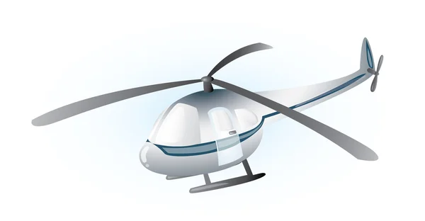 灰色ヘリコプター — ストックベクタ
