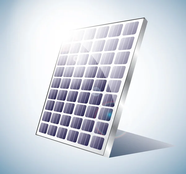 Panel solar — Vector de stock