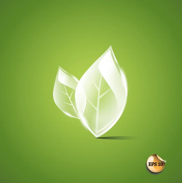 Planta transparente Vector de stock