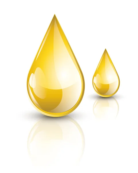 Gotas de aceite — Vector de stock