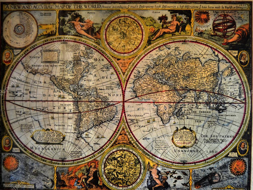 The Old Map Of World Stock Photo Image By C Juratesarp