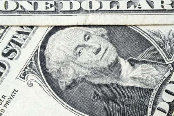 George Washington, satu dolar — Stok Foto