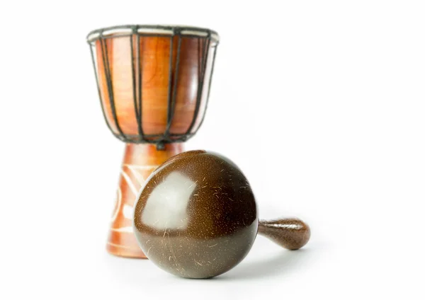 Djembe e Shekere — Foto Stock