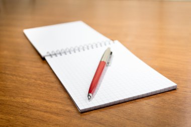 Not defteri ve kalem