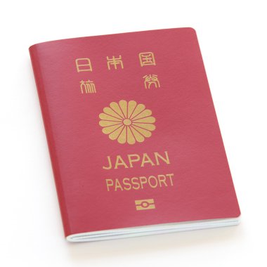 Japan passport clipart