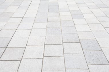 Beyaz blok kaldırım