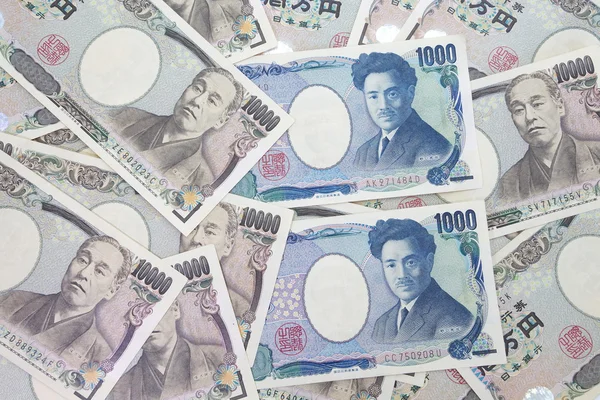 Закрыть японскую валюту — стоковое фото