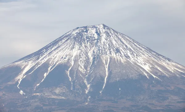 Górskie fuji zimą — Zdjęcie stockowe