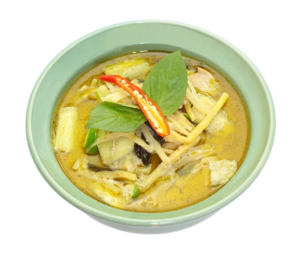 Groene curry groenten — Stockfoto