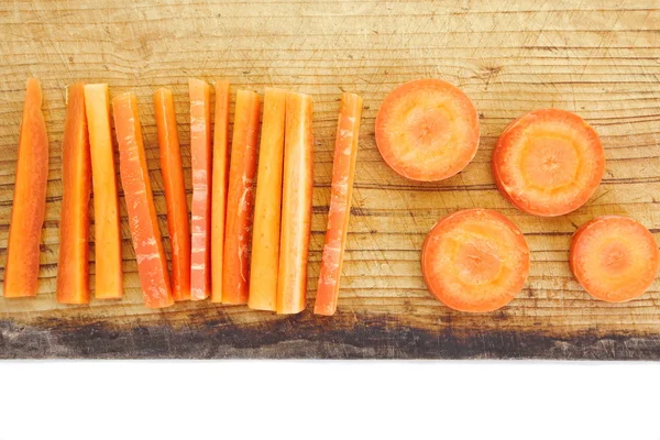 Wortel manis dan segar sayuran — Stok Foto